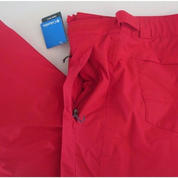 Columbia WS0946 613 Men's Sz 4X Mountain Red Bugaboo IV Ski/Snowboard Pants $130 - Picture 8 of 12